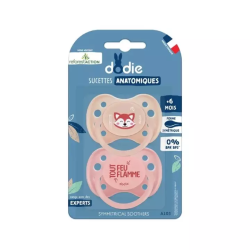 Dodie Reforest'Action Sucettes anatomiques +6m en silicone - Lot de 2