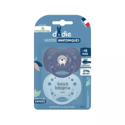 Dodie Reforest'Action Sucettes anatomiques +18m en silicone - Lot de 2