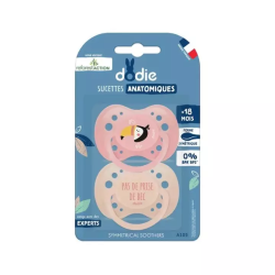 Dodie Reforest'Action Sucettes anatomiques +18m en silicone - Lot de 2