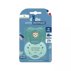 Dodie Reforest'Action Sucettes anatomiques +18m en silicone - Lot de 2
