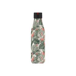 Les Artistes Paris - Gourde Bouteille isotherme 500 ml - Palmiers - acier inoxydable