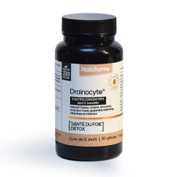 Nat&Form Drainocyte Santé du Foie Détox 30 gélules