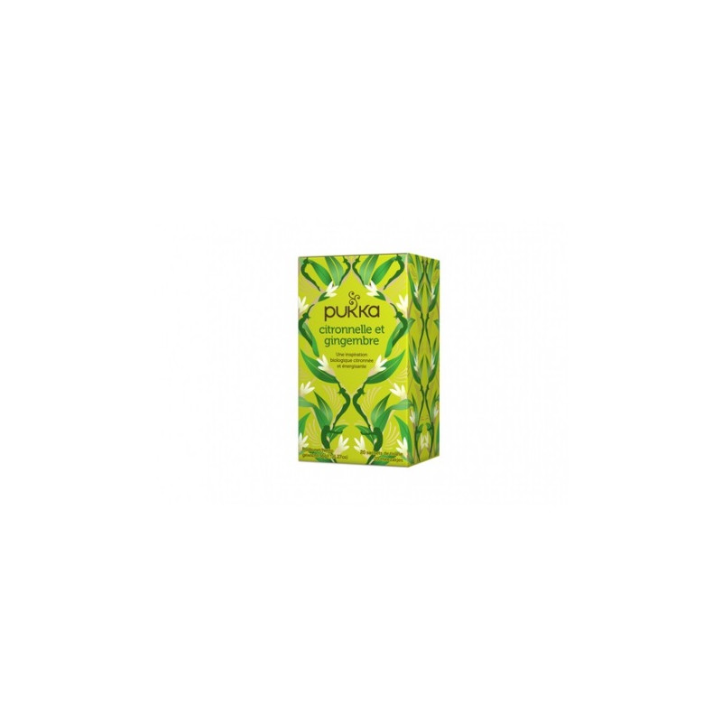PUKKA INFUSION CITRONNELLE GINGEMBRE (20 INFUSETTES) PUKKA INFUSION CITRONNELLE GINGEMBRE (20 INFUSETTES)