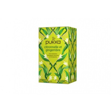 PUKKA INFUSION CITRONNELLE GINGEMBRE (20 INFUSETTES)
