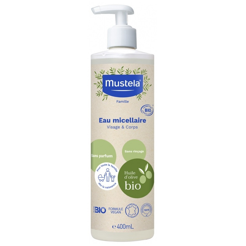 Mustela Eau Micellaire Visage & Corps Bio 400 ml Mustela Eau Micellaire Visage & Corps Bio 400 ml