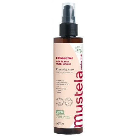 Mustela Maternité L'Essentiel Lait de Soin Multi-Actions Bio 200 ml