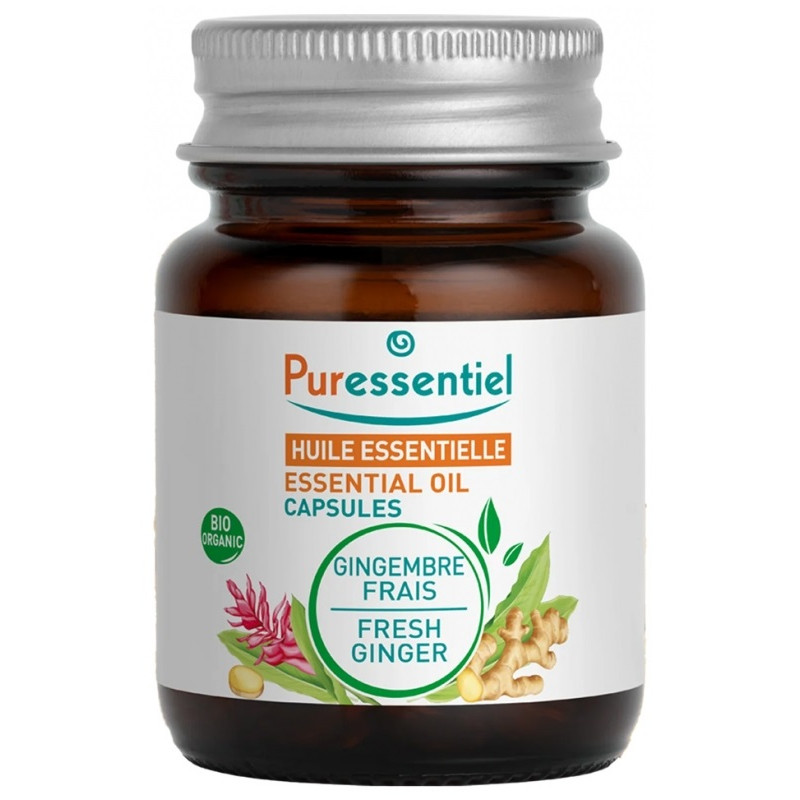 Puressentiel Huile Essentielle Gingembre Frais (Zingiber officinale) Bio 60 Capsules Puressentiel Huile Essentielle Gingembre Frais (Zingiber officinale) Bio 60 Capsules