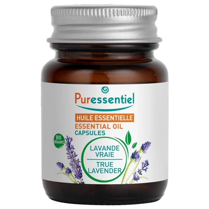 Puressentiel Huile Essentielle Lavande Vraie (Lavandula angustifolia) Bio 60 Capsules Puressentiel Huile Essentielle Lavande Vraie (Lavandula angustifolia) Bio 60 Capsules