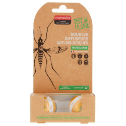 Manouka Doubles Diffuseurs Anti-Moustiques - Couleur : Feuille