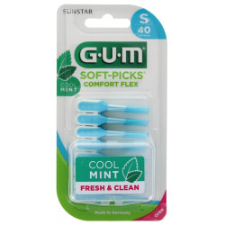 GUM
Soft-Picks Comfort Flex Cool Mint 40 Unités - Taille : Small
de GUM