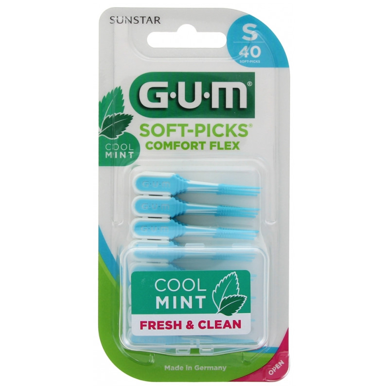 GUM
Soft-Picks Comfort Flex Cool Mint 40 Unités - Taille : Small
de GUM GUM
Soft-Picks Comfort Flex Cool Mint 40 Unités - Taille : Small
de GUM