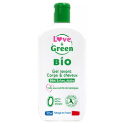 Love & Green Gel Lavant Corps & Cheveux Bio 500 ml