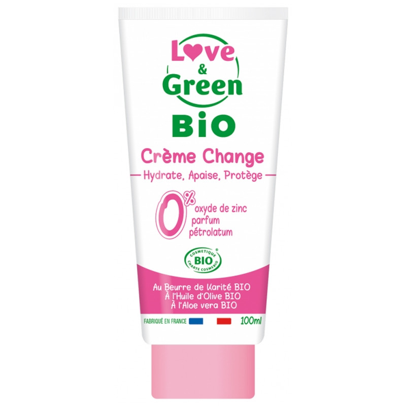 Love & Green Crème Change Bio 100 ml Love & Green Crème Change Bio 100 ml