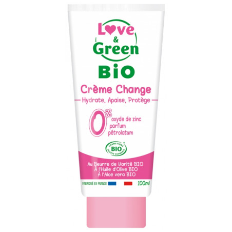 Love & Green Crème Change Bio 100 ml
