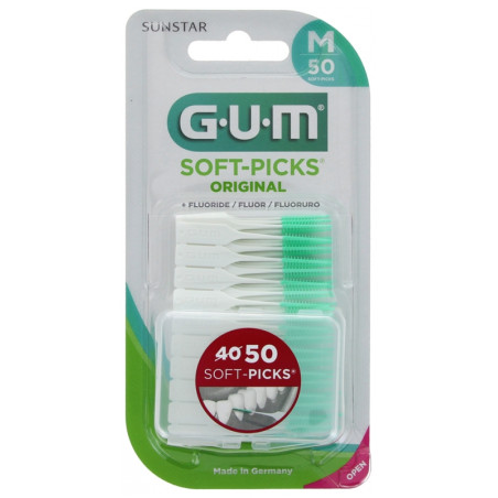 GUM Soft-Picks Original 50 Unités - Taille : Medium